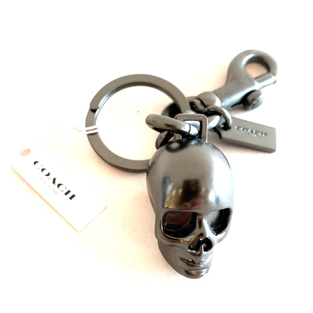 Coach skull key chain